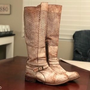 Bed Stu Biltmore Round Toe Womens Boots Size 8.5